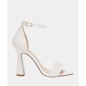 Betsey Johnson Dani pearl bridal heels